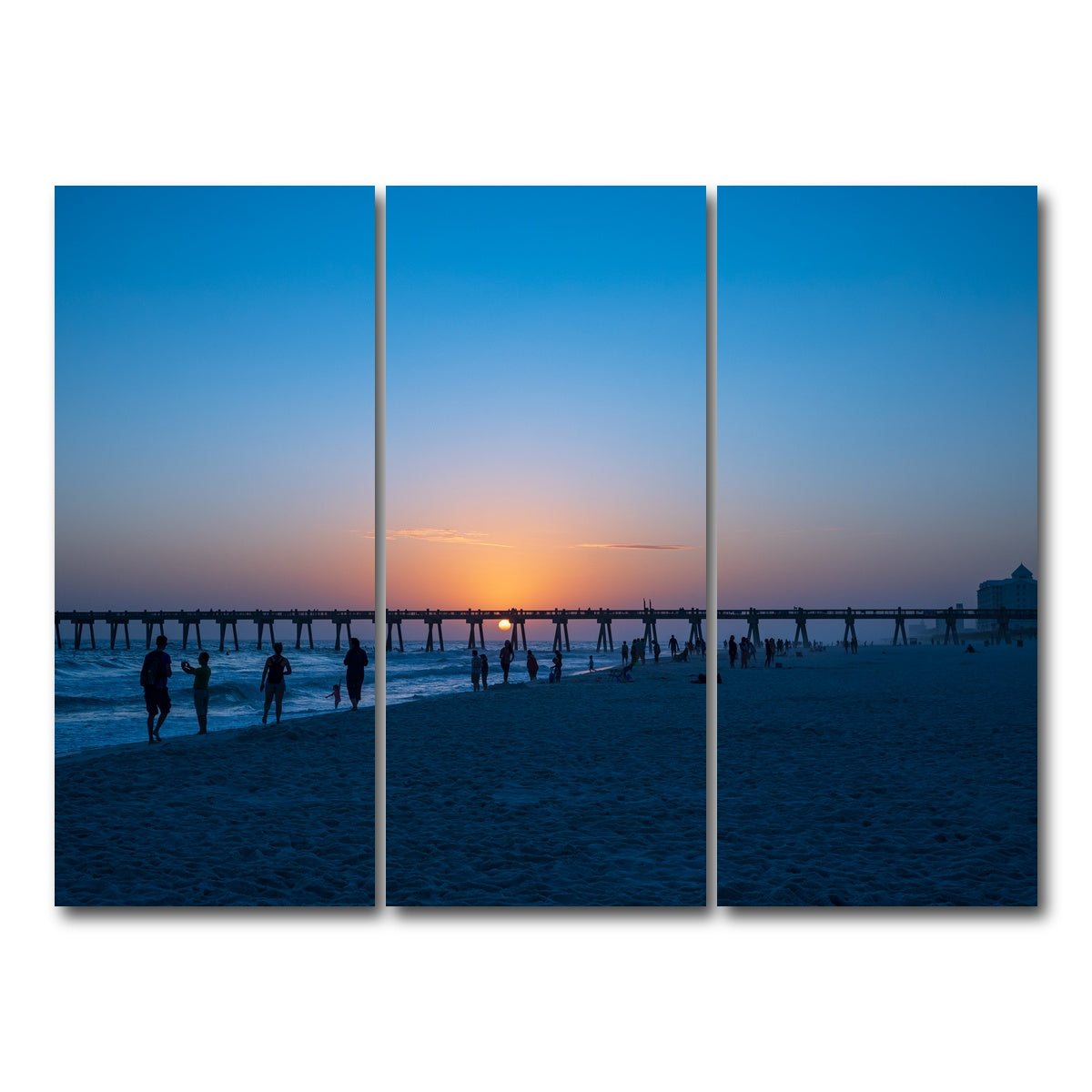 AUTO-MOCKUP WHITE | Pensacola Florida | 3 Piece | Gallery Wrap Canvas | group=8x18