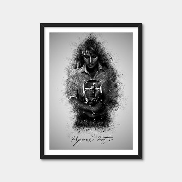 Pepper Potts Wall Art — Framed Print Format preview