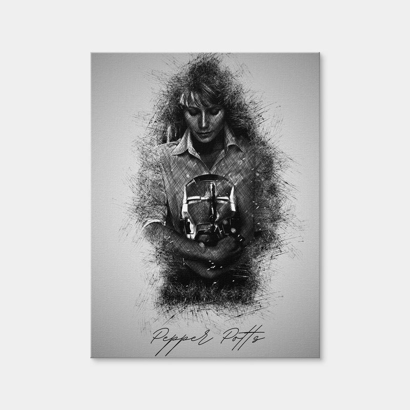 AUTO-MOCKUP WHITE | Pepper Potts | 1 Piece | Gallery Wrap Canvas | group=3x4