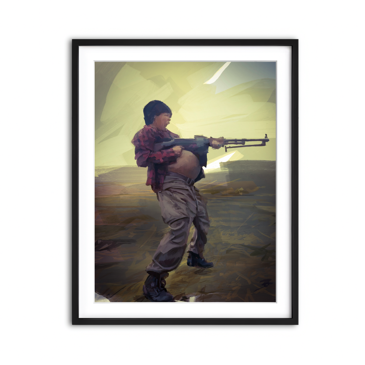 Framed Print 3x4 Black