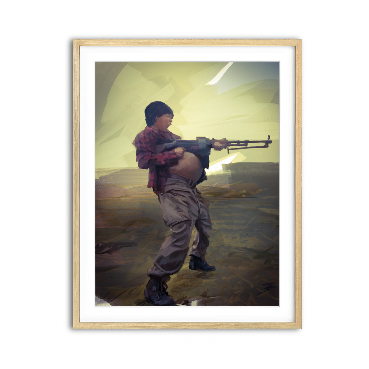 Framed Print 3x4 Natural