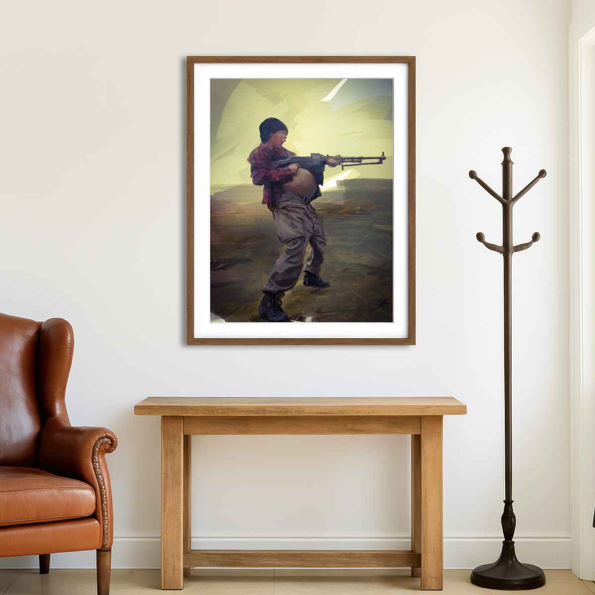 AUTO-MOCKUP ROOM | Perfidia - One Battle After Another Wall Art