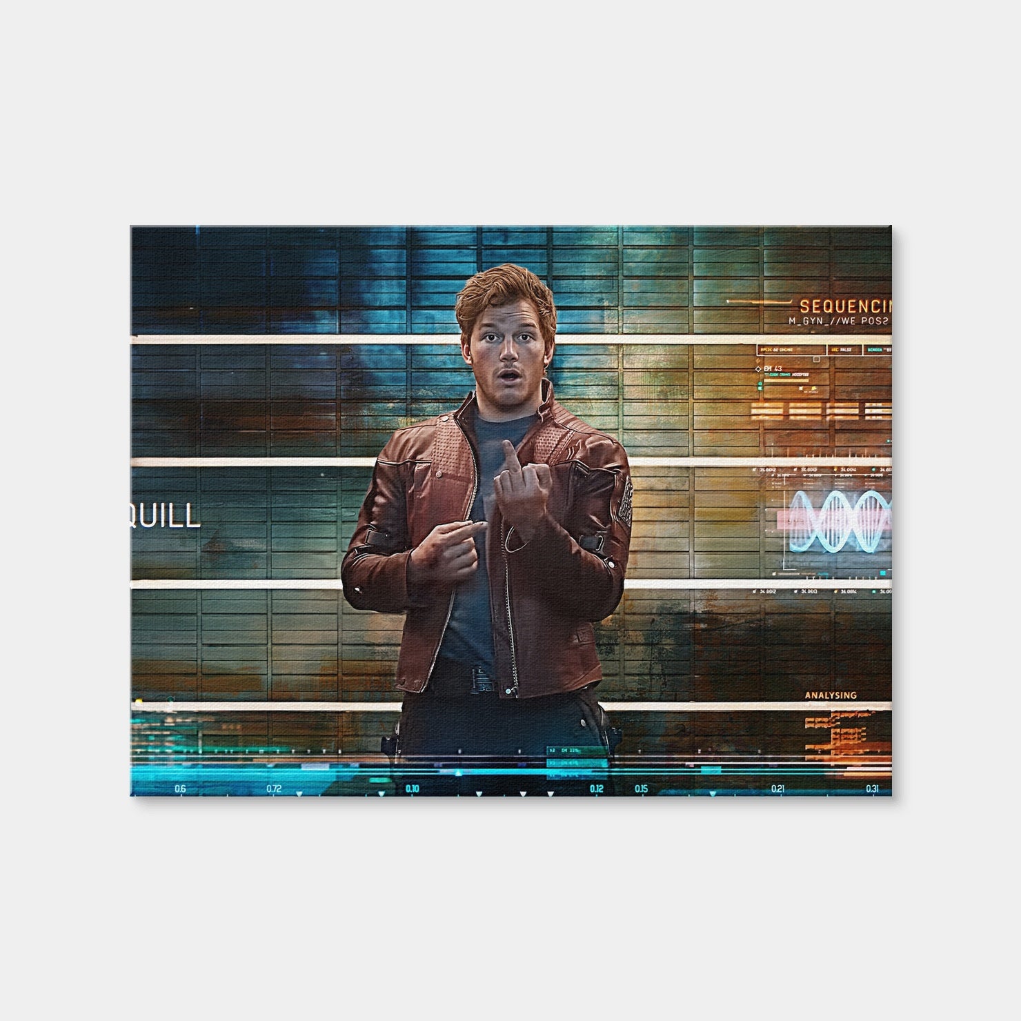 AUTO-MOCKUP WHITE | Peter Quill | 1 Piece | Gallery Wrap Canvas | group=4x3