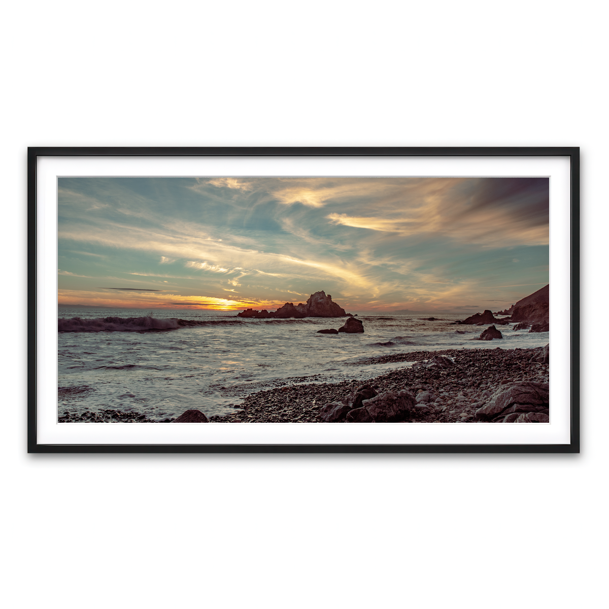 Pfieffer Beach Sunset Wall Art