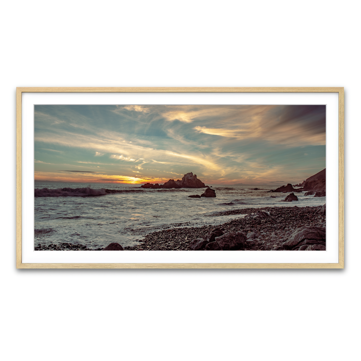 Pfieffer Beach Sunset Wall Art