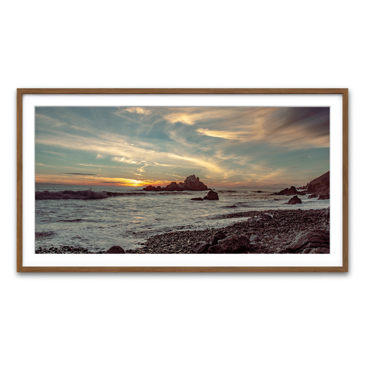 Pfieffer Beach Sunset Wall Art