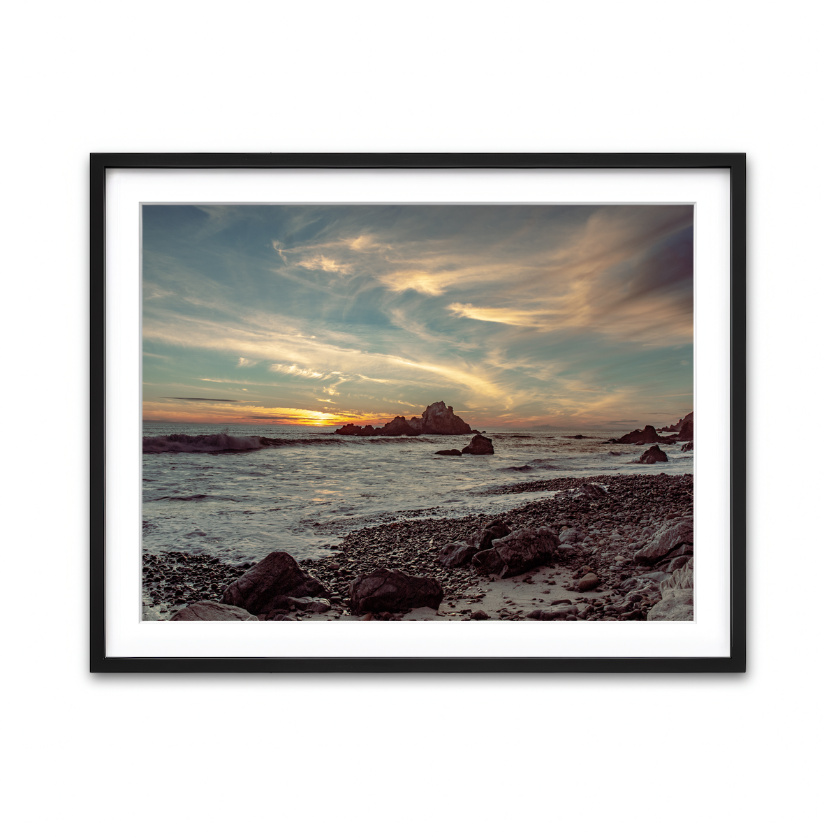 Pfieffer Beach Sunset Wall Art