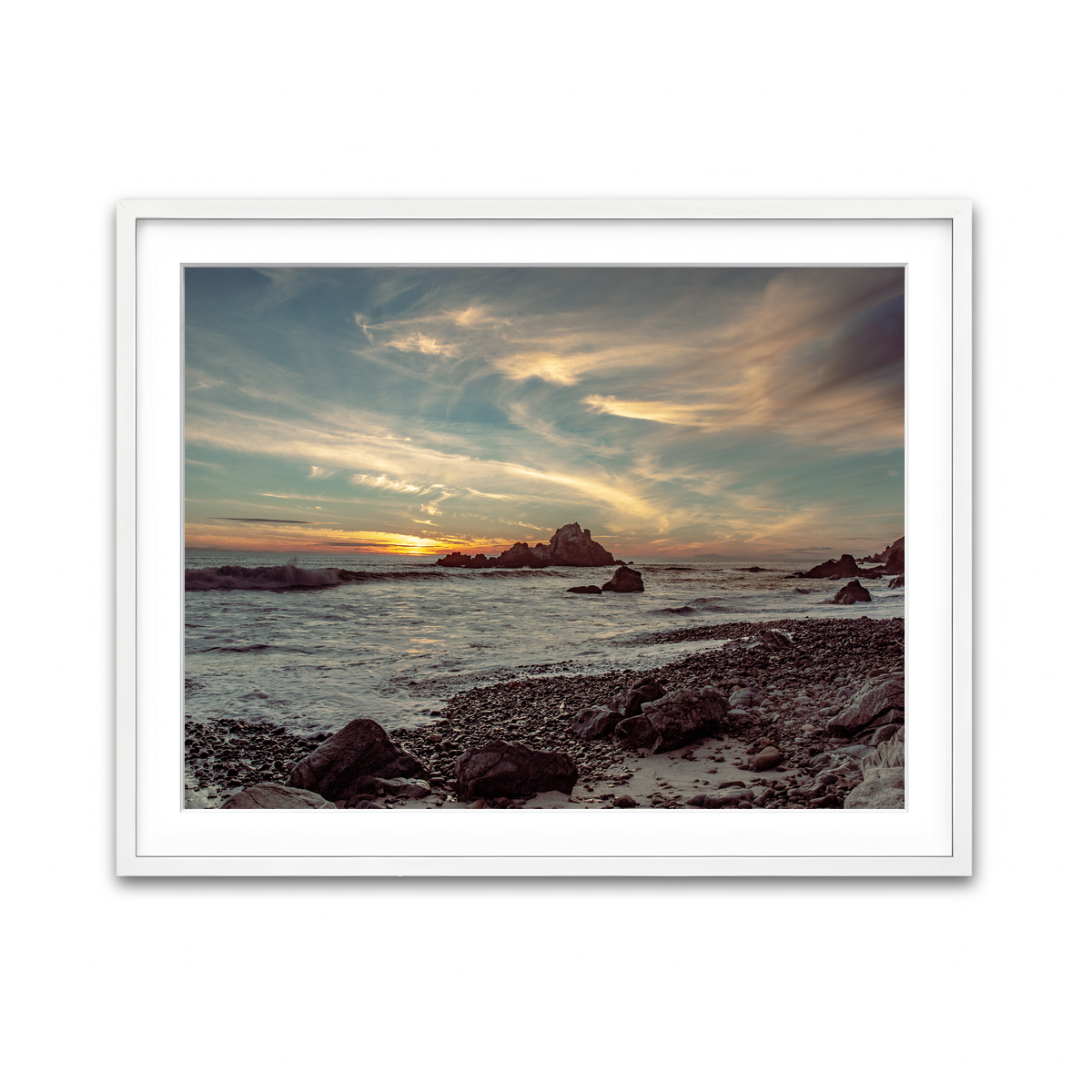 Pfieffer Beach Sunset Wall Art