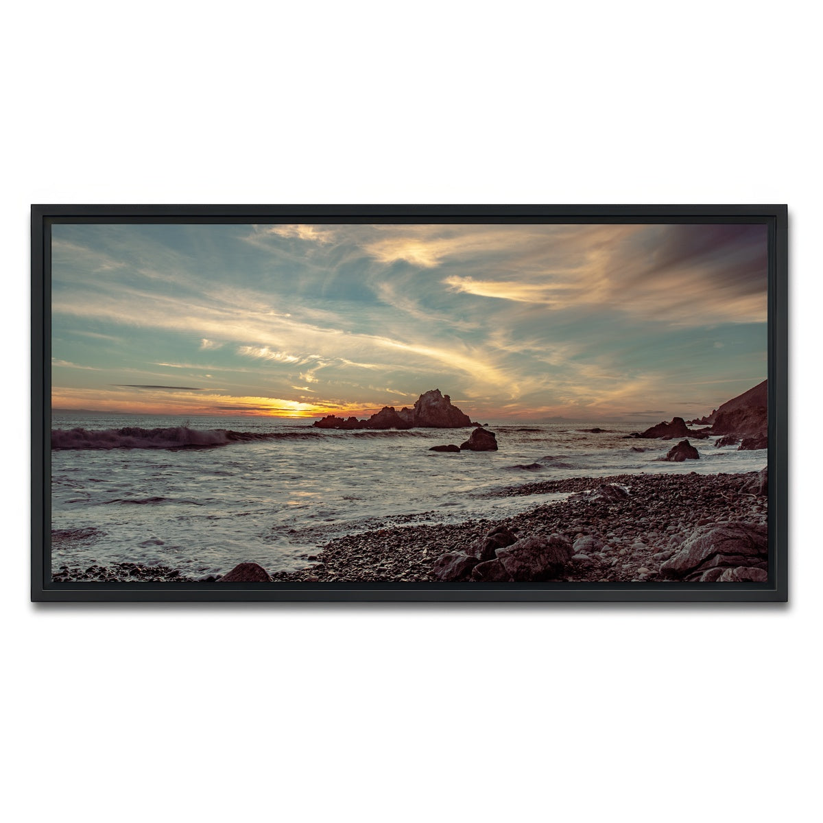 Pfieffer Beach Sunset Wall Art