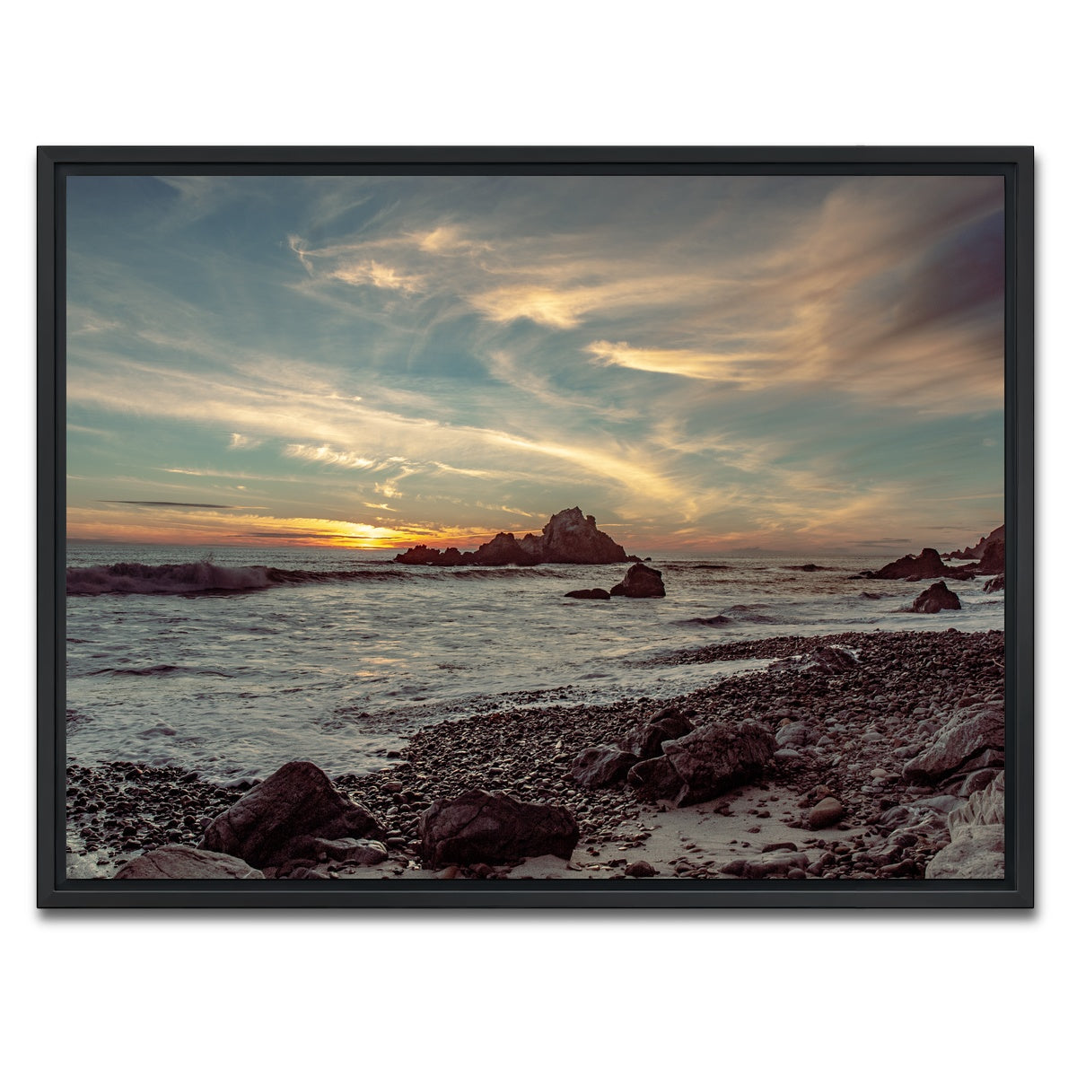 Pfieffer Beach Sunset Wall Art