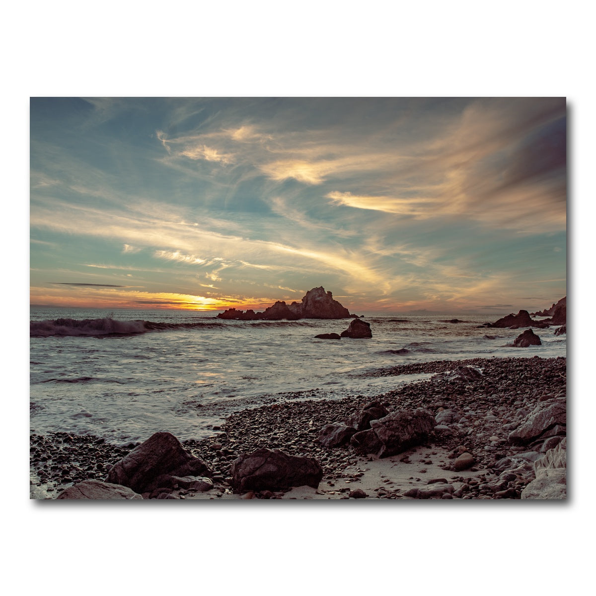 Pfieffer Beach Sunset Wall Art