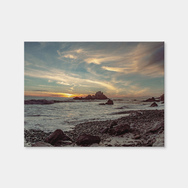 AUTO-MOCKUP WHITE | Pfieffer Beach Sunset | 1 Piece | Gallery Wrap Canvas | group=4x3