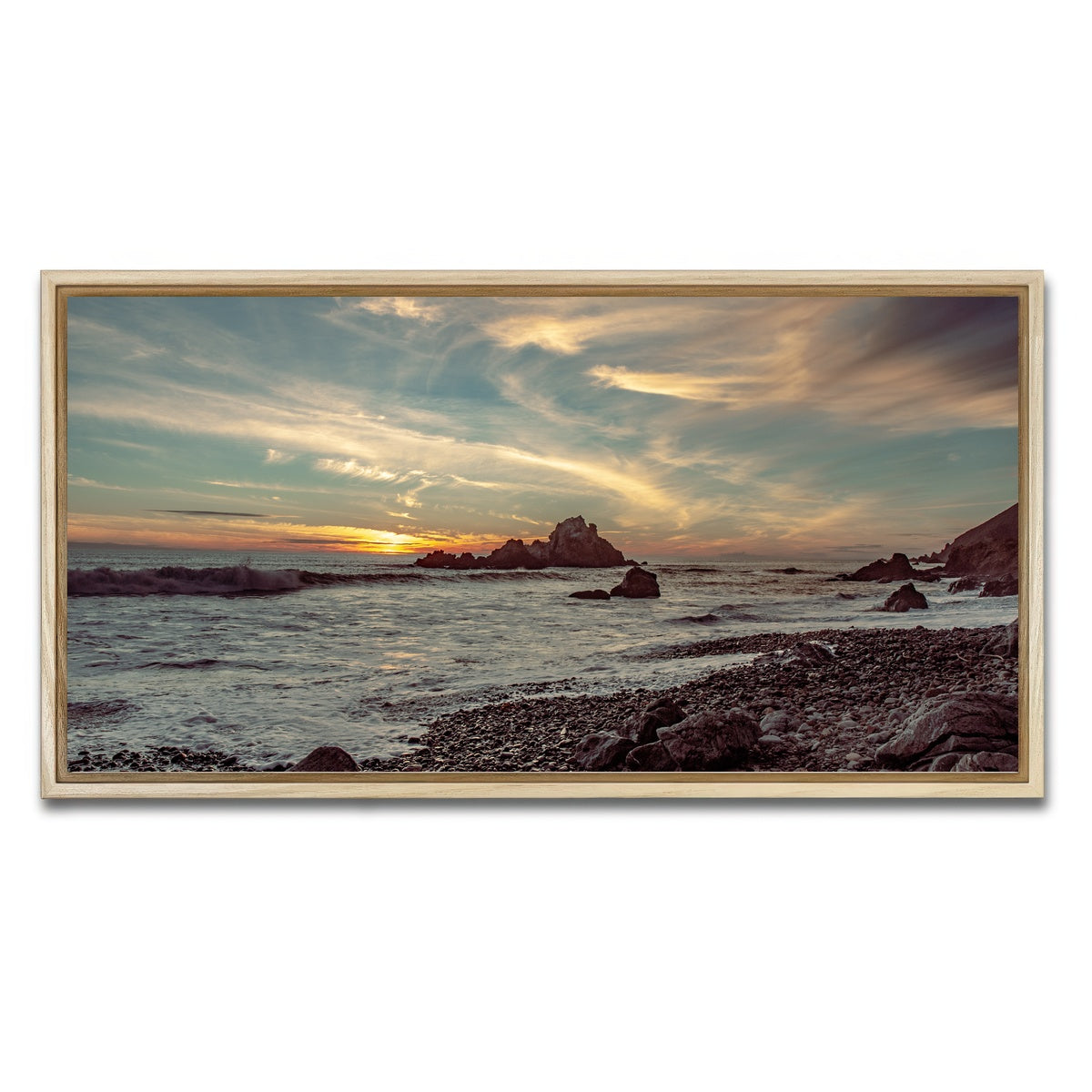 Pfieffer Beach Sunset Wall Art