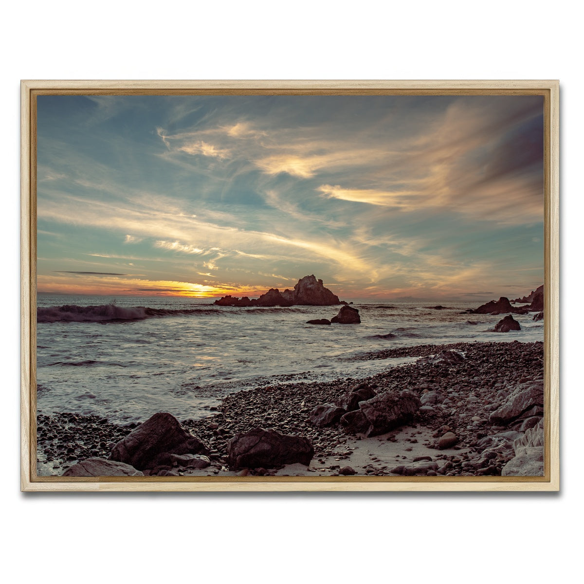 Pfieffer Beach Sunset Wall Art