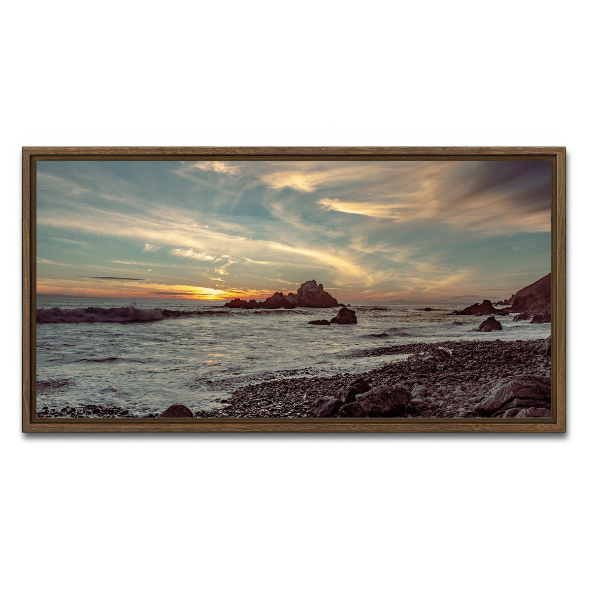 Pfieffer Beach Sunset Wall Art