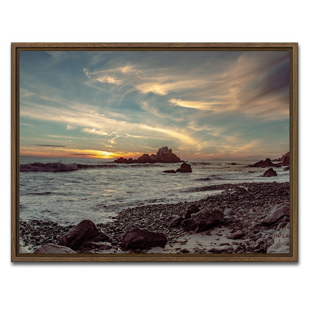 Pfieffer Beach Sunset Wall Art