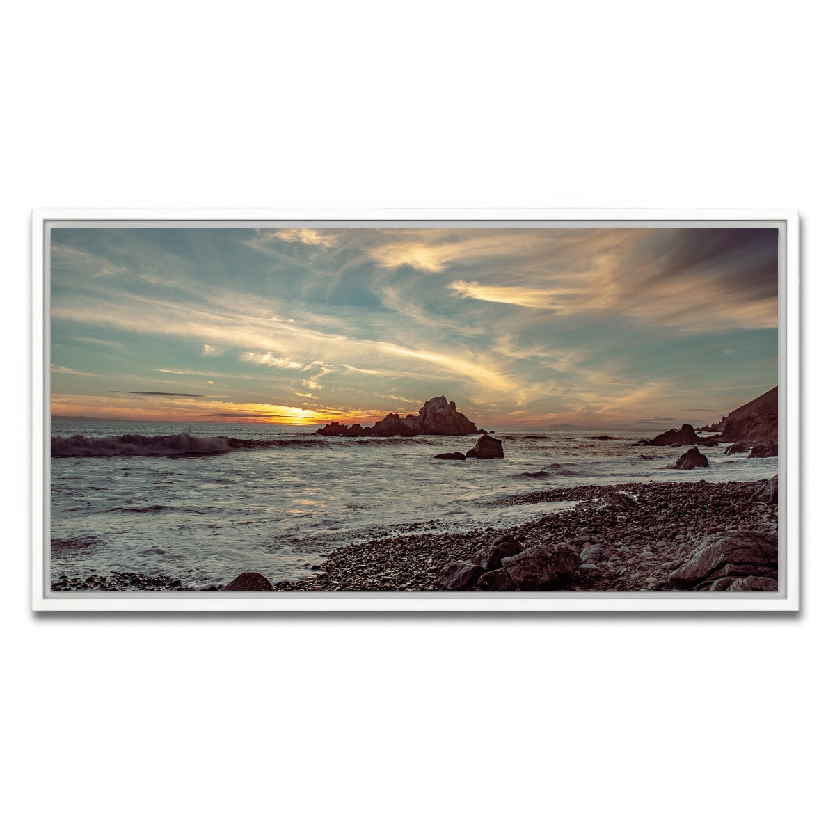 Pfieffer Beach Sunset Wall Art