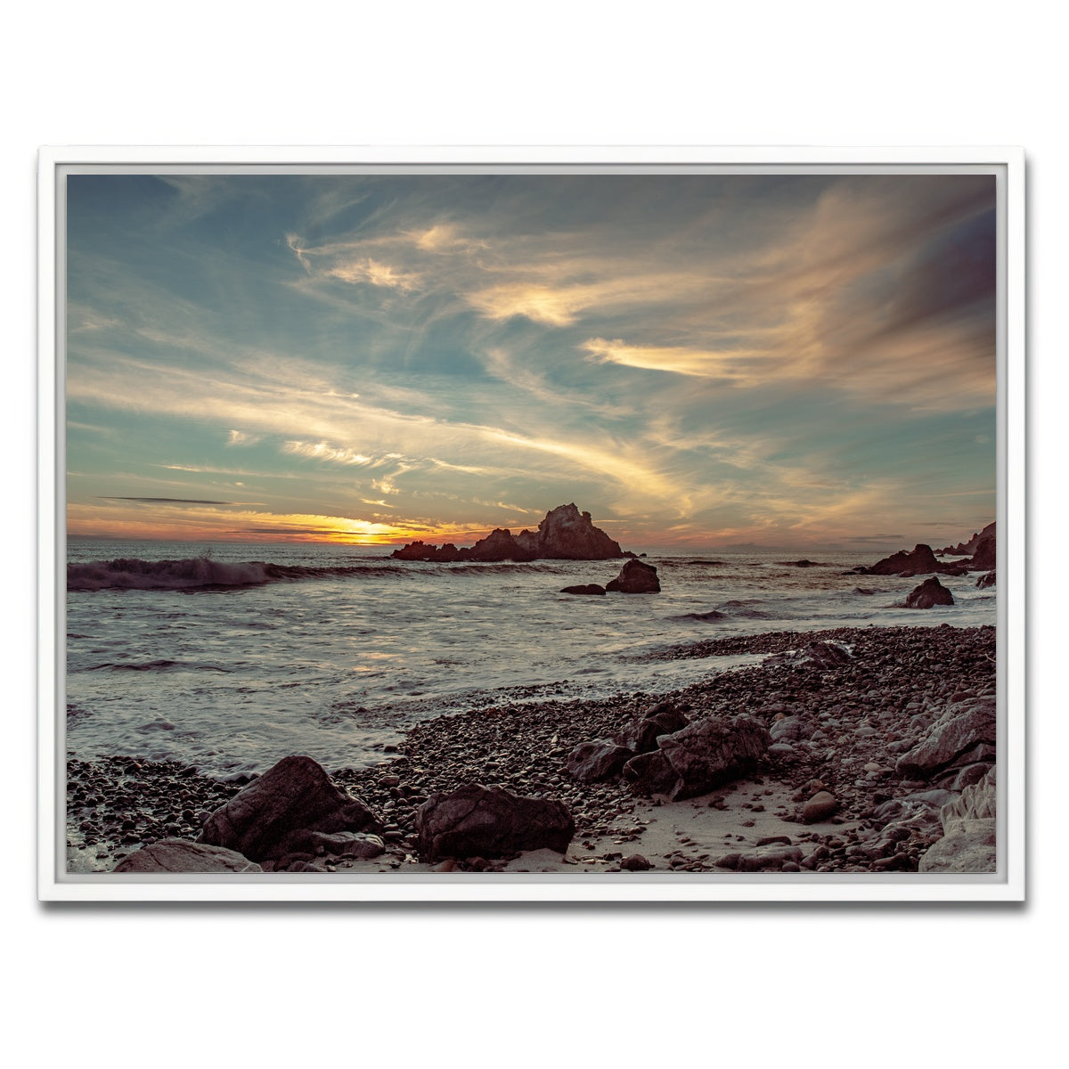 Pfieffer Beach Sunset Wall Art