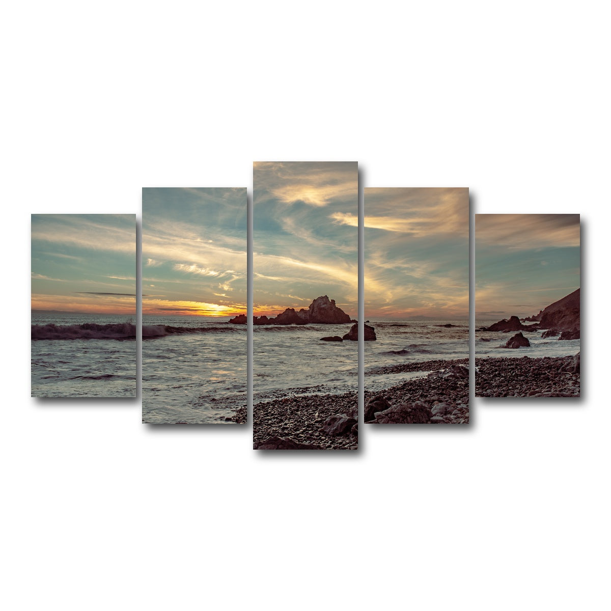 Pfieffer Beach Sunset Wall Art