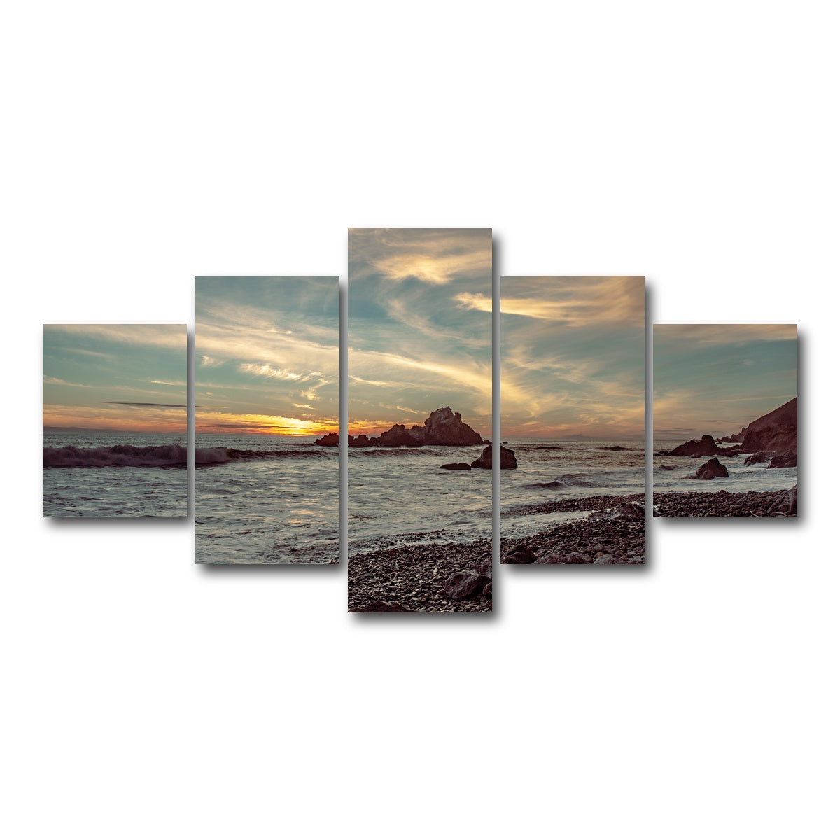 Pfieffer Beach Sunset Wall Art