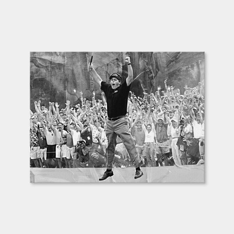 AUTO-MOCKUP WHITE | Phil Mickelson Grayscale | 1 Piece | Gallery Wrap | group=4x3
