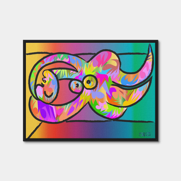 Picasso Femme Nue Wall Art — Framed Canvas Format preview