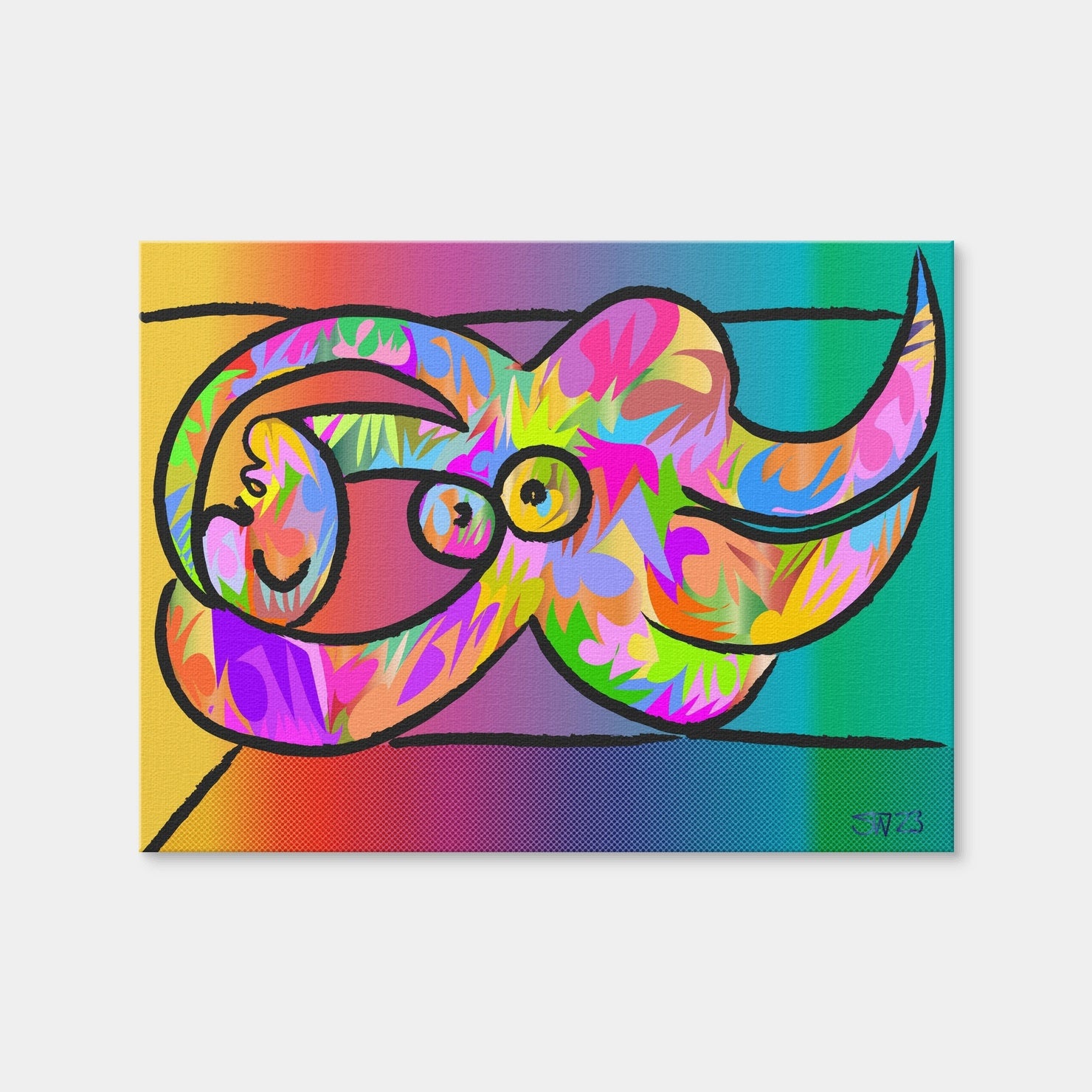 AUTO-MOCKUP WHITE | Picasso Femme Nue | 1 Piece | Gallery Wrap | group=4x3