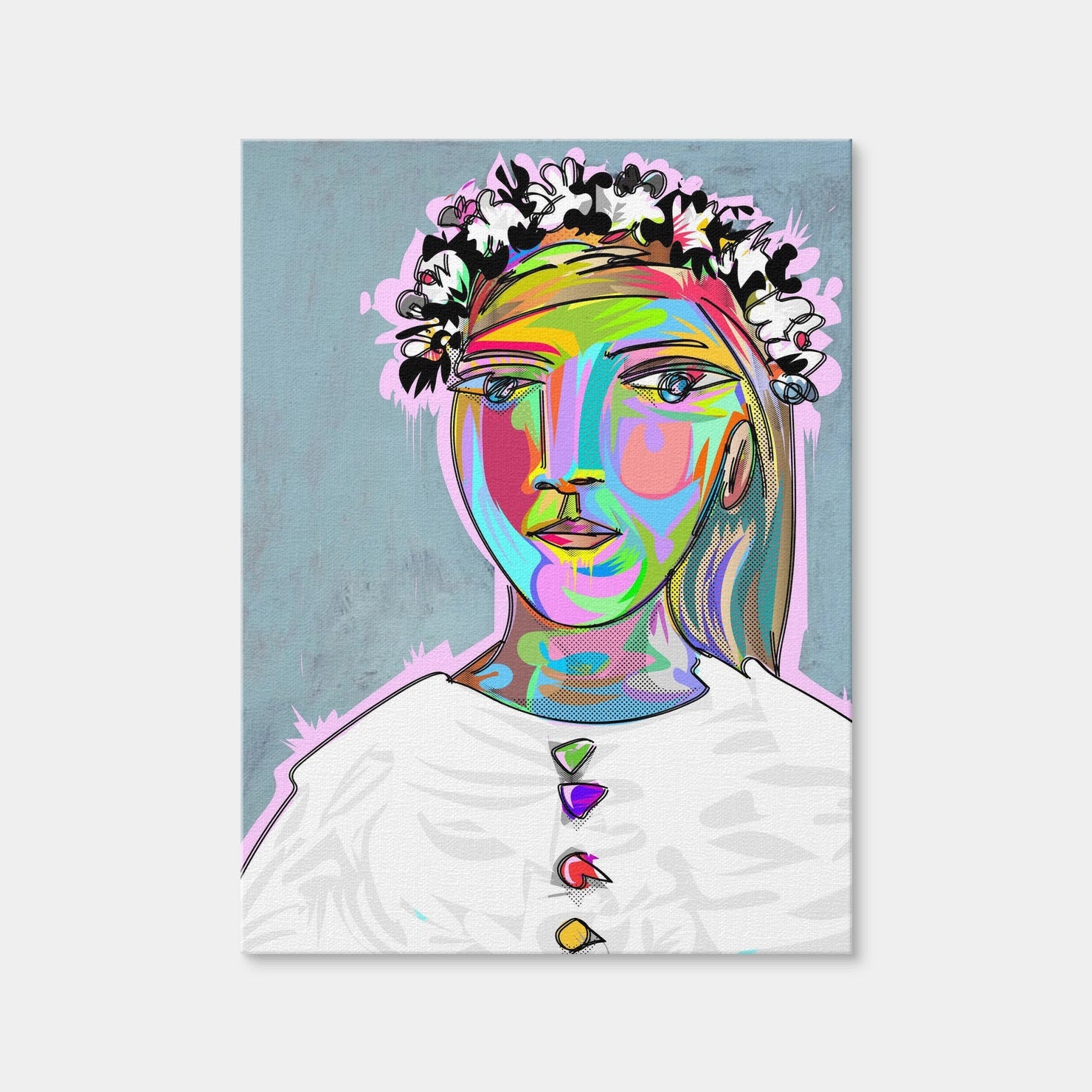 AUTO-MOCKUP WHITE | Picasso | 1 Piece | Gallery Wrap Canvas | group=3x4