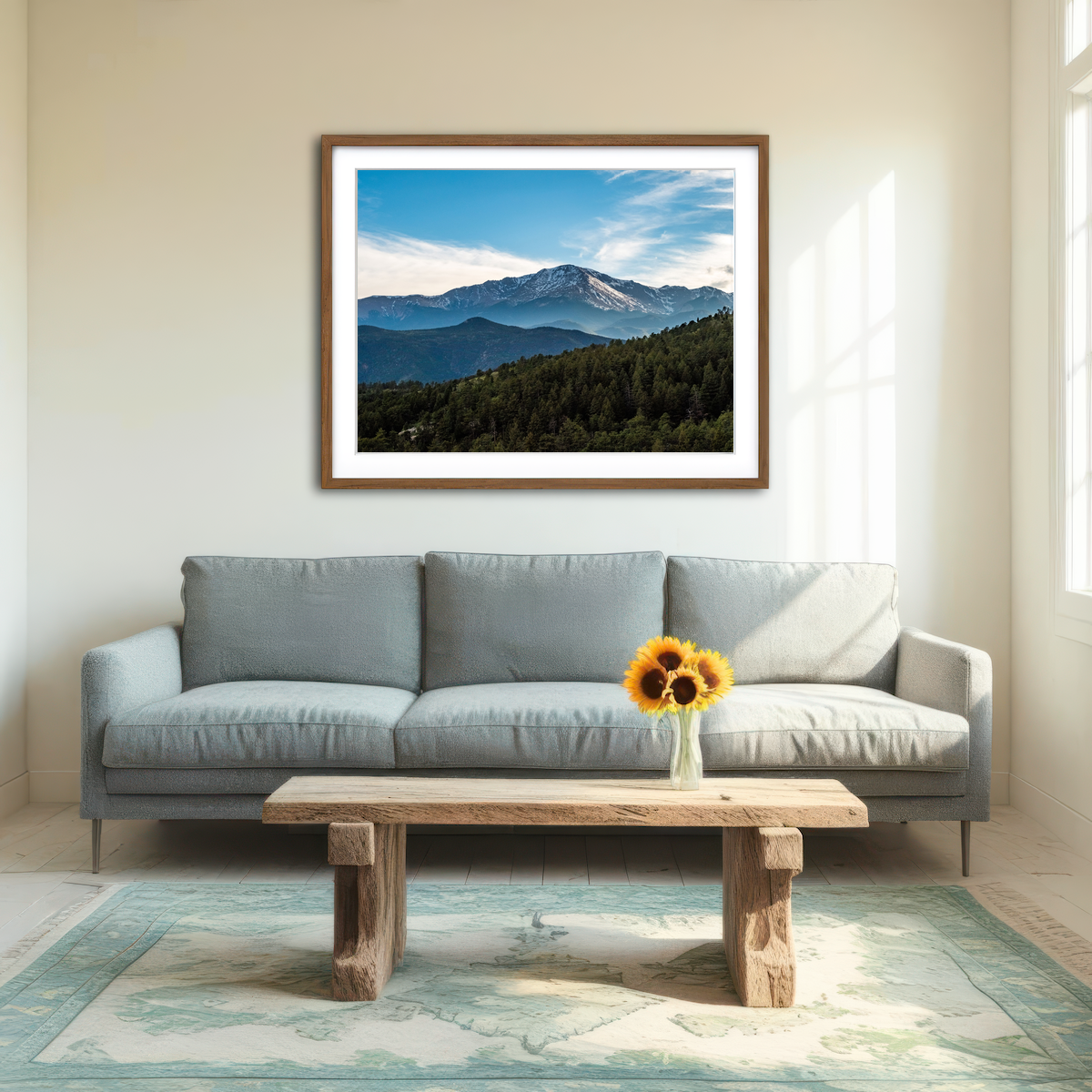 AUTO-MOCKUP ROOM | Pikes Peak Wall Art