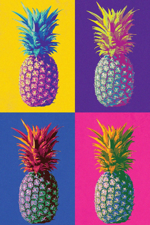 Pineapple Makes Me Happy Wall Art