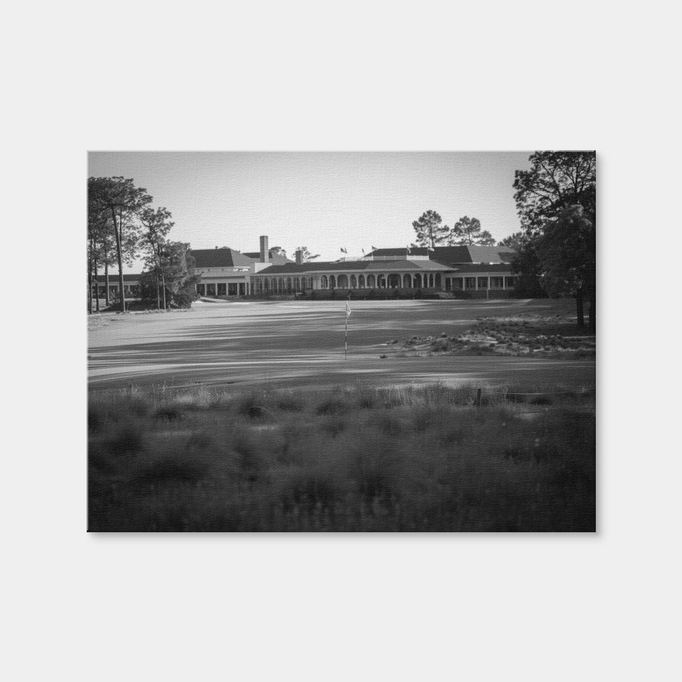AUTO-MOCKUP WHITE | Pinehurst No. 2 Grayscale | 1 Piece | Gallery Wrap | group=4x3