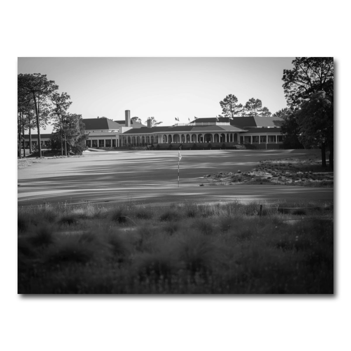 AUTO-MOCKUP WHITE | Pinehurst No. 2 Grayscale | 1 Piece | Gallery Wrap Canvas | group=4x3