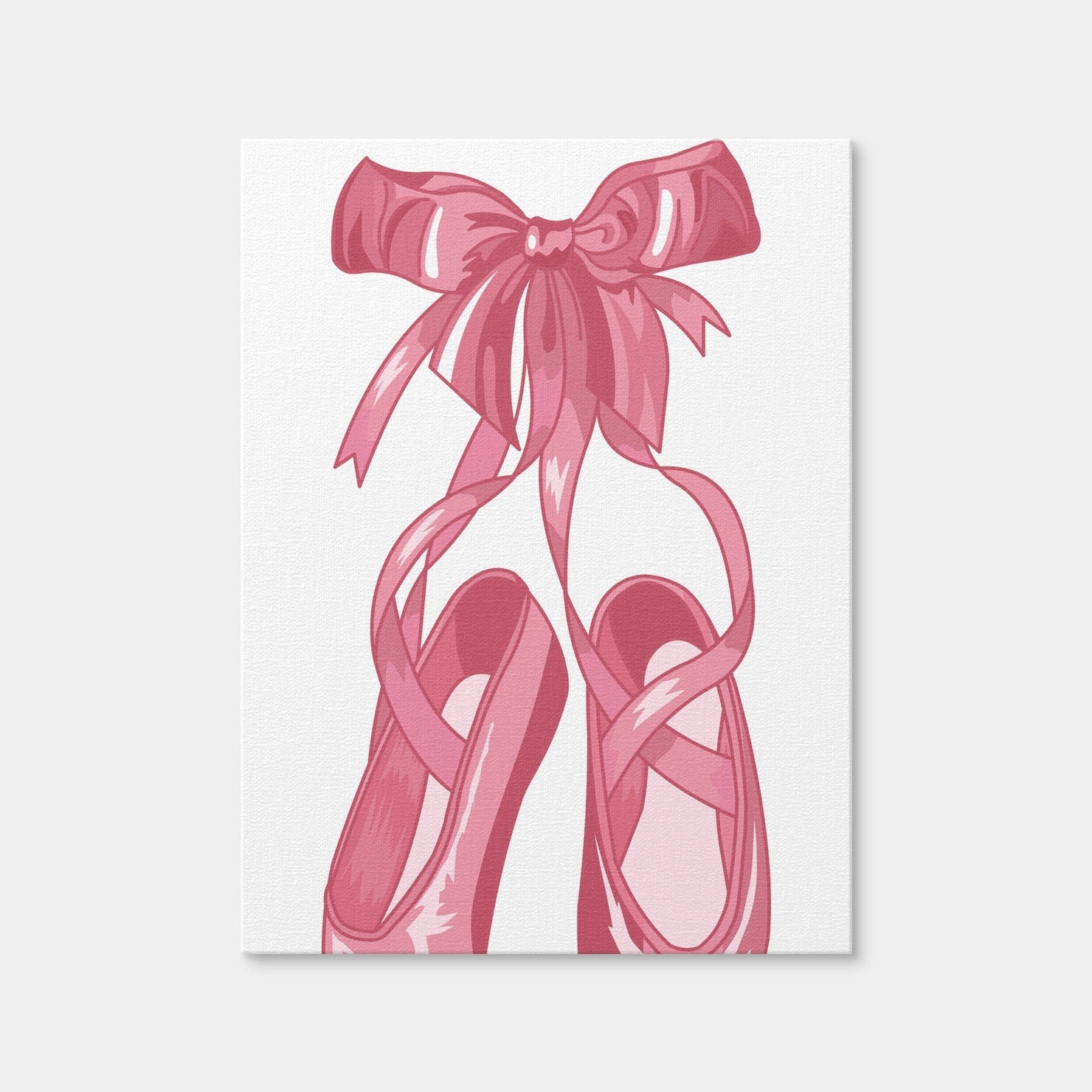 AUTO-MOCKUP WHITE | Pink Ballet Shoes | 1 Piece | Gallery Wrap | group=3x4