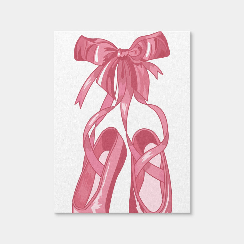 AUTO-MOCKUP WHITE | Pink Ballet Shoes | 1 Piece | Gallery Wrap | group=3x4