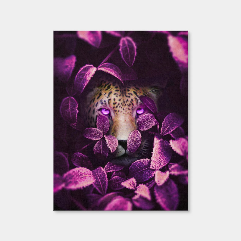 AUTO-MOCKUP WHITE | Pink Eyes Jaguar | 1 Piece | Gallery Wrap Canvas | group=3x4