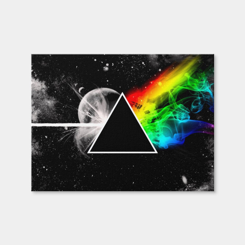 AUTO-MOCKUP WHITE | Pink Floyd - Dark Side of the Moon | 1 Piece | Gallery Wrap | group=4x3