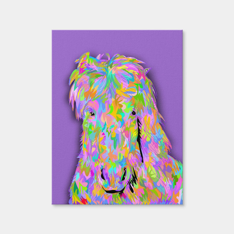AUTO-MOCKUP WHITE | Pink Horsey | 1 Piece | Gallery Wrap Canvas | group=3x4