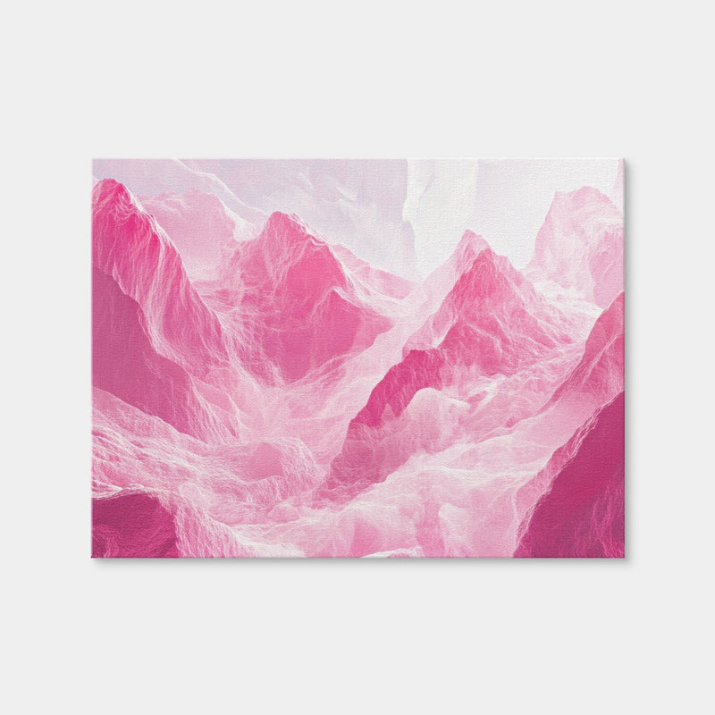AUTO-MOCKUP WHITE | Pink Mountains | 1 Piece | Gallery Wrap Canvas | group=4x3