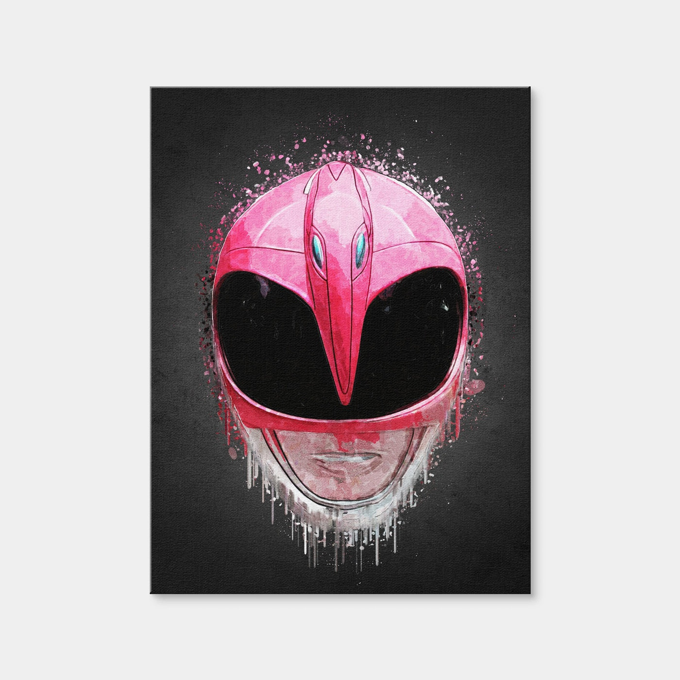 AUTO-MOCKUP WHITE | Pink Ranger Portrait | 1 Piece | Gallery Wrap Canvas | group=3x4