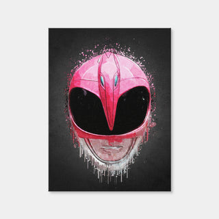 AUTO-MOCKUP WHITE | Pink Ranger Portrait | 1 Piece | Gallery Wrap Canvas | group=3x4