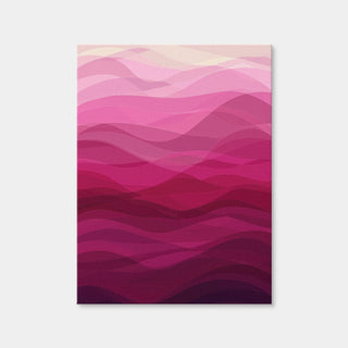 AUTO-MOCKUP WHITE | Pink Waves | 1 Piece | Gallery Wrap Canvas | group=3x4