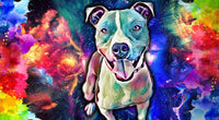 Pit Bull Wall Art