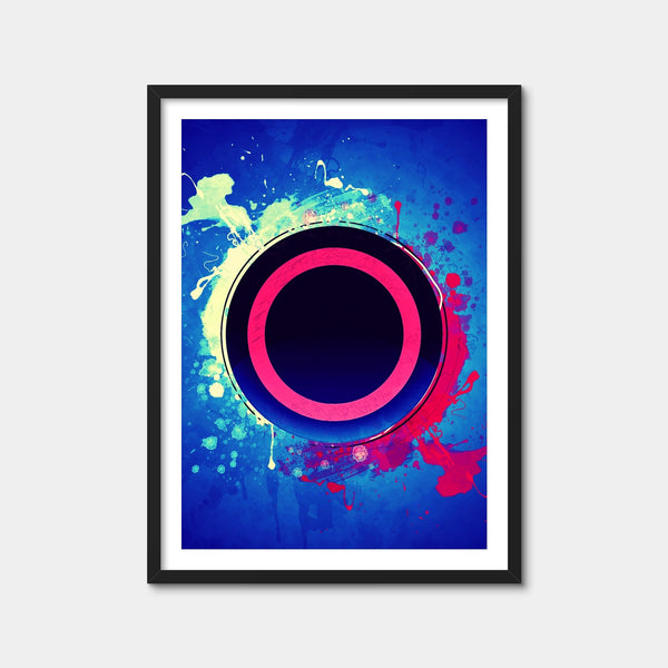 Playstation Circle Wall Art — Framed Print Format preview