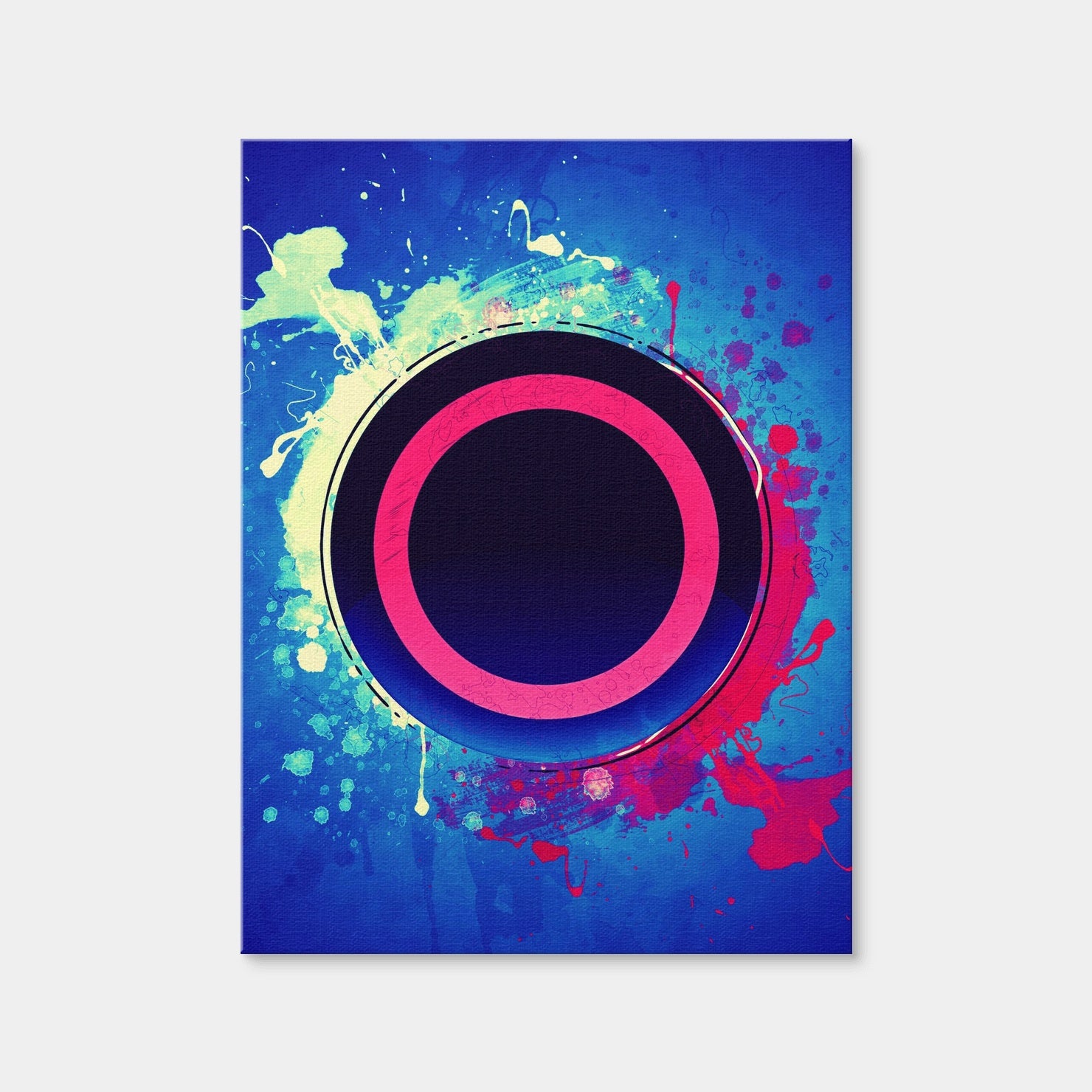 AUTO-MOCKUP WHITE | Playstation Circle | 1 Piece | Gallery Wrap | group=3x4