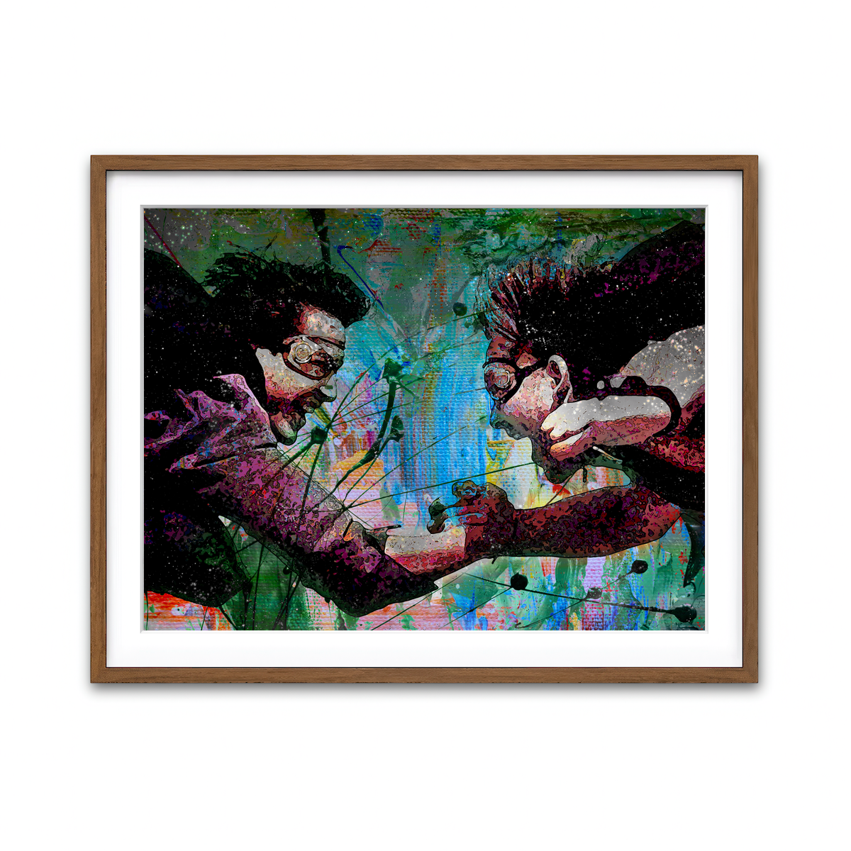 Framed Print 4x3 Walnut