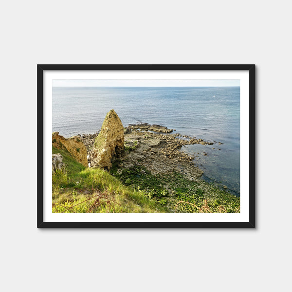 Pointe du Hoc Normandy Wall Art — Framed Print Format preview