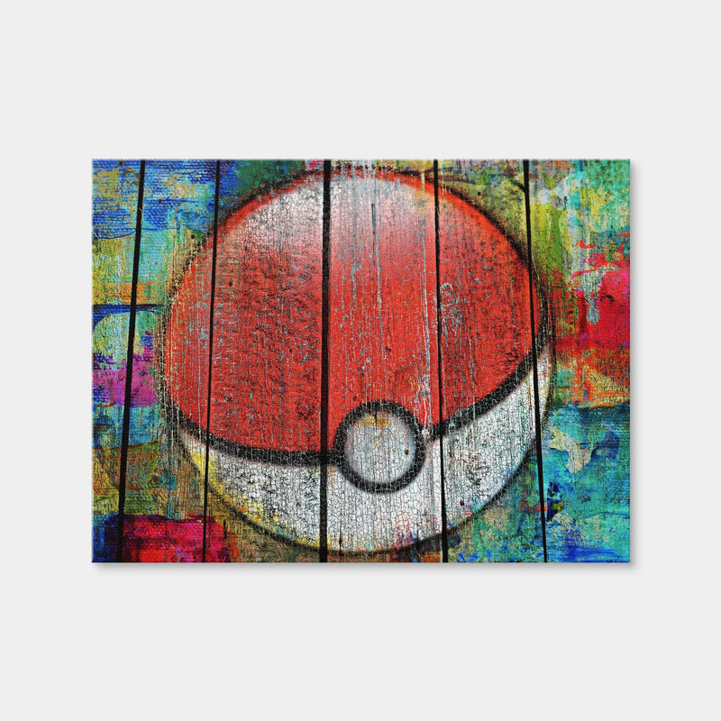 AUTO-MOCKUP WHITE | PokeBall | 1 Piece | Gallery Wrap | group=4x3