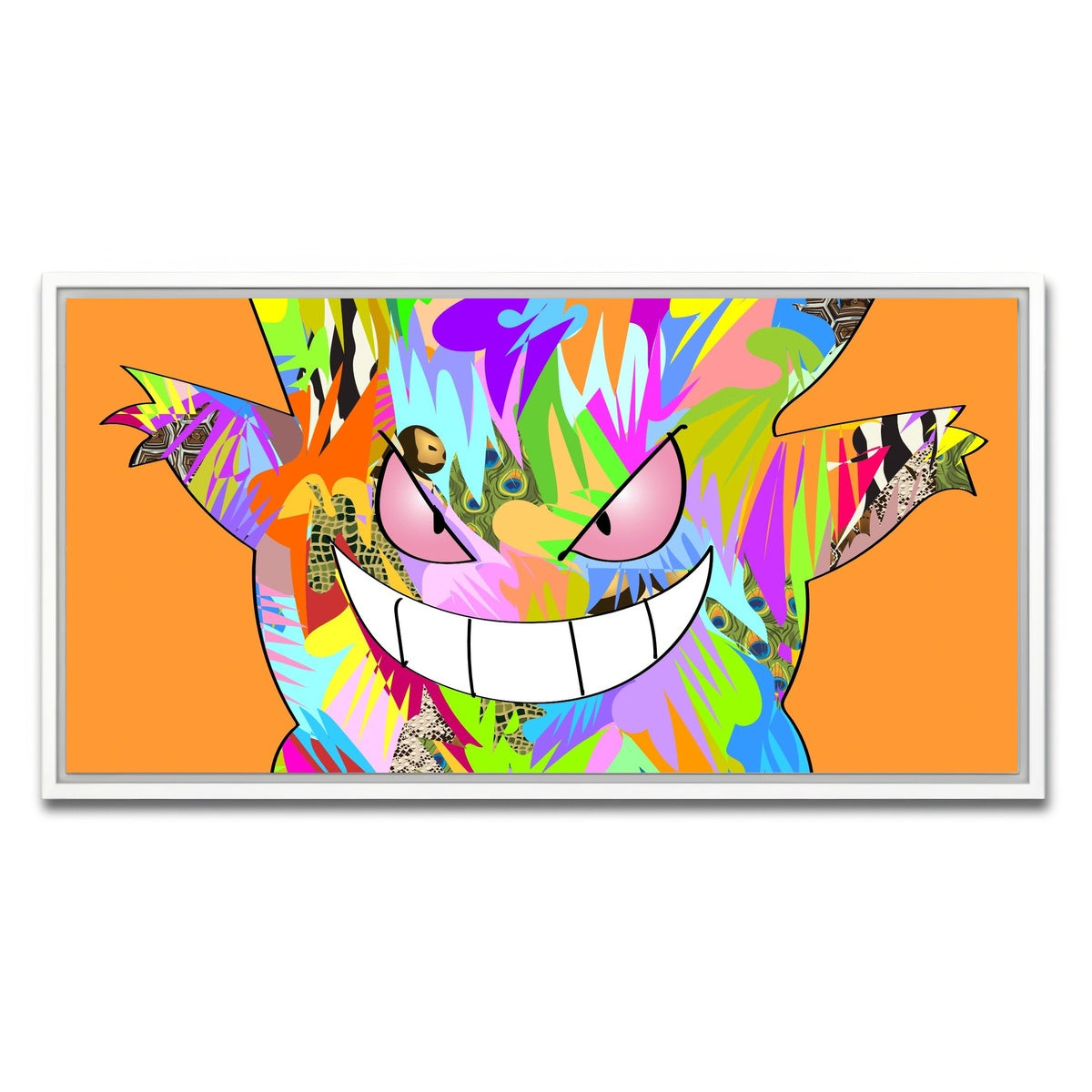 AUTO-MOCKUP WHITE | Pokemon Dark | 1 Piece | White Framed Canvas | group=2x1