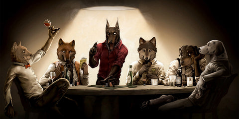 Poker Dogs Wall Art