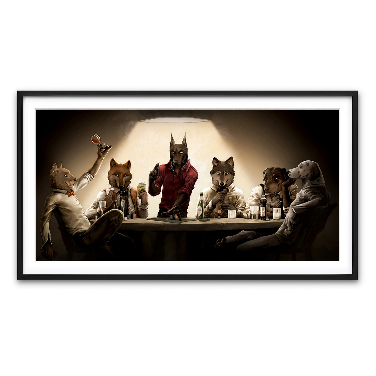 Framed Print 2x1 Black